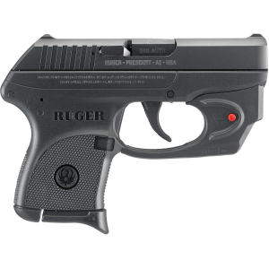 Ruger LCP 380 ACP Pistol 2.75" Barrel 6+1 Round Black Oxide Slide Black Grip Black Frame Viridian Laser