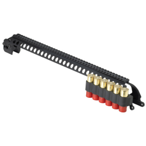 MESA TACTICAL 6-Shell Side Saddle 12Ga 20" Rem 870 12Ga Black