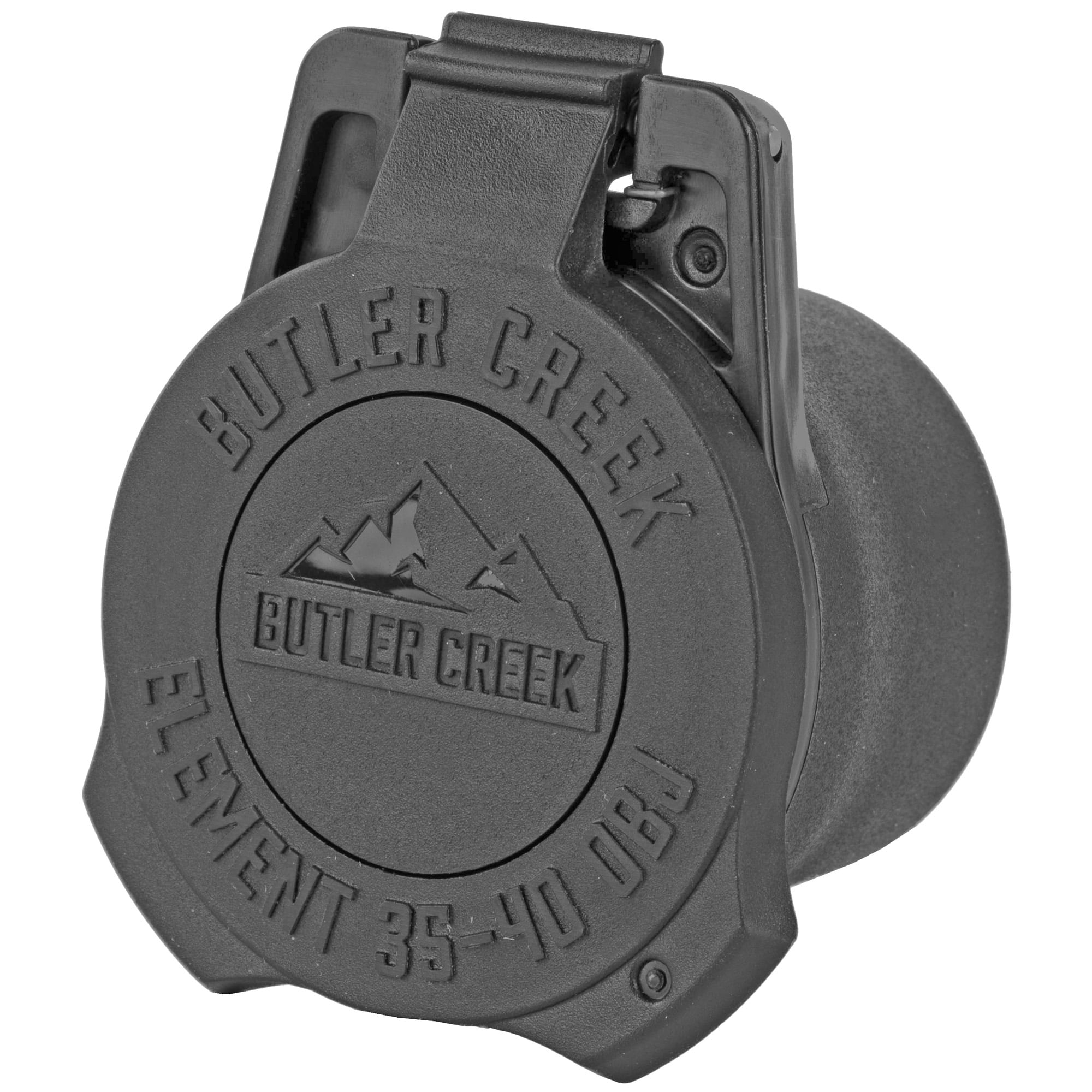 Butler Creek Element Scope Cover, 40mm, Black, Objective - ESC40