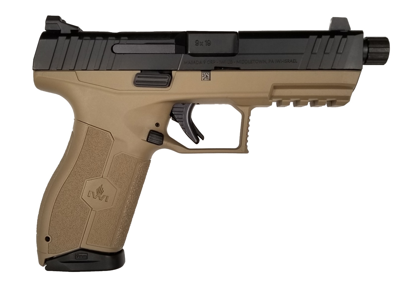 IWI MASADA Optics Ready Pistol - FDE 9mm, 4.6" Barrel