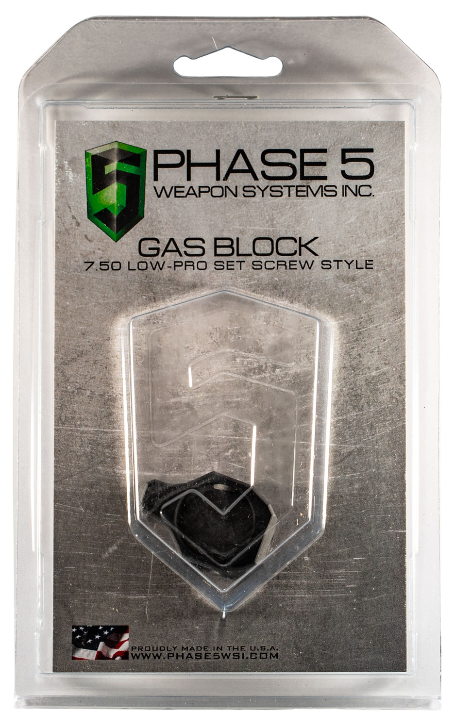Phase 5 AR-15 Gas Block .750 Low Profile w/ Set Screw
