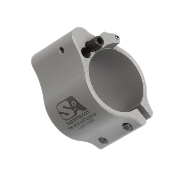 Superlative Arms Clamp-On Direct Impingement Adjustable Gas Block 0.936" x 1", Stainless Steel