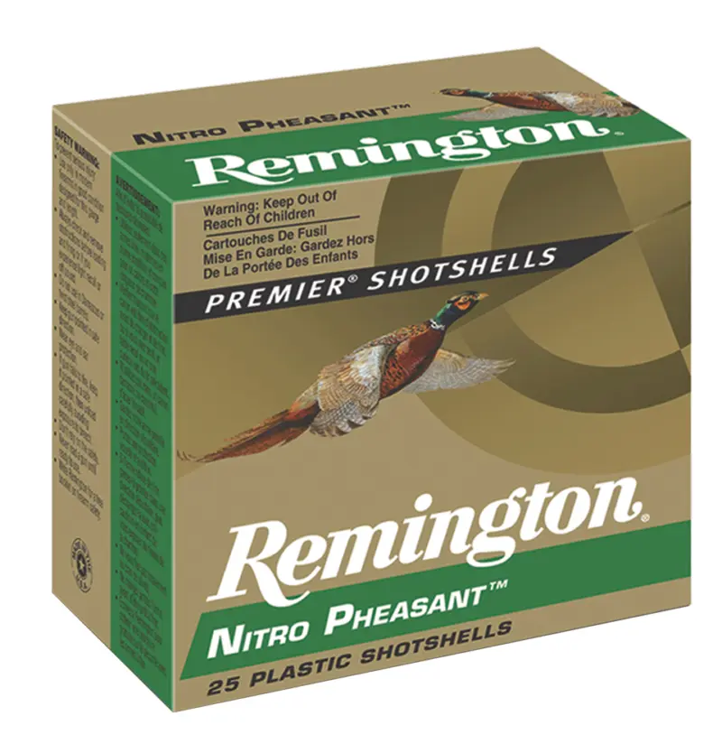 Remington Ammunition 28636 Nitro Pheasant 12Gauge 2.75" 1 3/8oz 6Shot 25 Per Box/10 Case