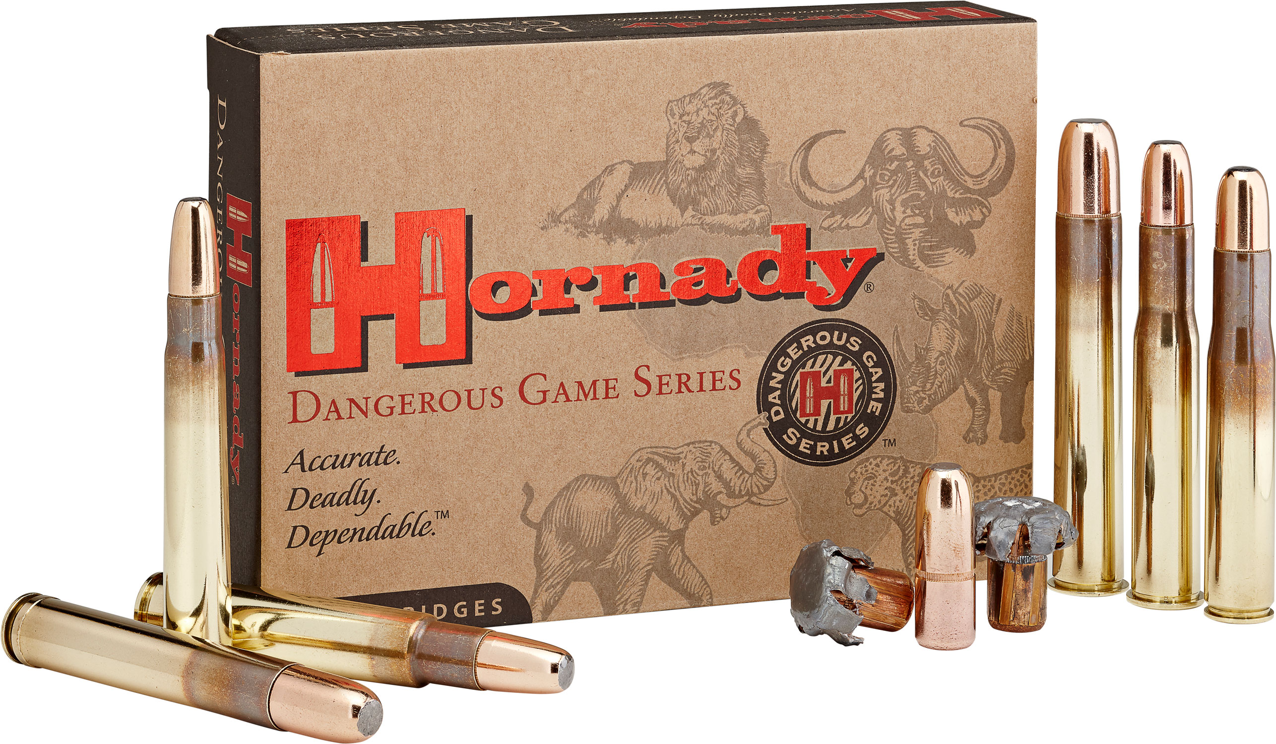 Hornady 82614 Dangerous Game 458Lott 500gr DGX Bonded 20 Per Box/6 Case - No Credit Card Fees - Low, flat rate shipping