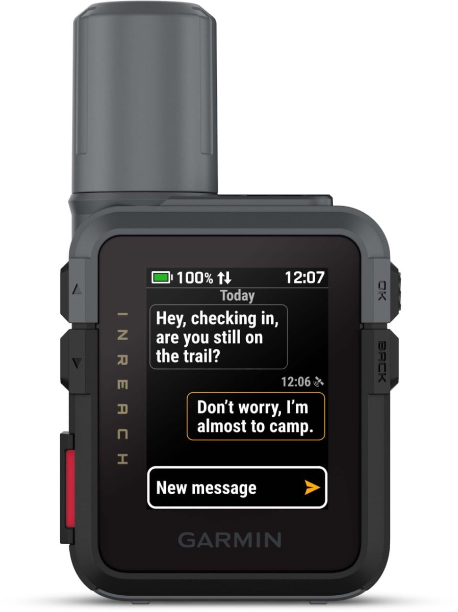 Garmin inReach Mini 3 Compact Satellite Communicator, Black - 010-03387-00