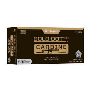 SPEER AMMO 9mm Luger 135Gr Gold Dot Carbine HP 50rd