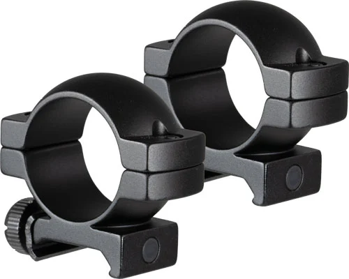 TRUGLO RINGS 1" MEDIUM MATTE - BLACK WEAVER/PICATINNY ALUMNM