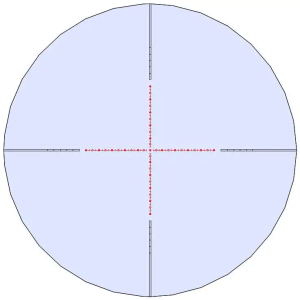 Konus Absolute 5-40x56mm Half Mil-Dot Reticle 30mm Tube Etched Illuminated Matte Scope