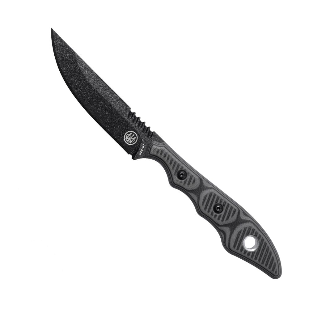 Beretta Borah Peak Fixed Blade Knife, Dark Grey/Black