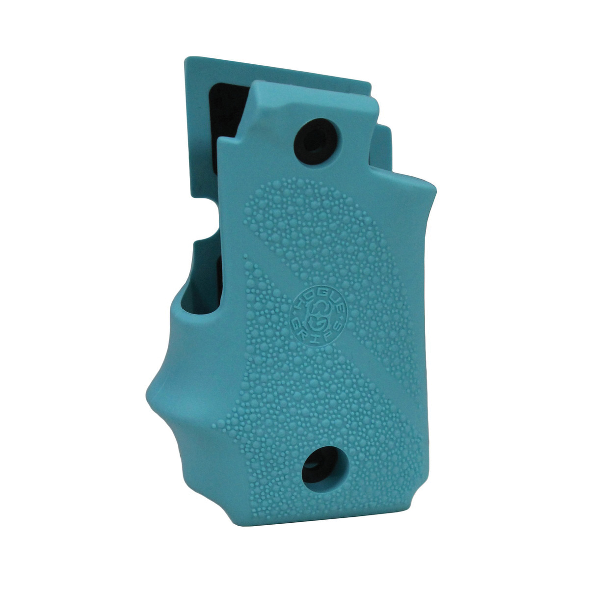 Hogue Grip w/Finger Groove Fits Sig Sauer P238, Aqua