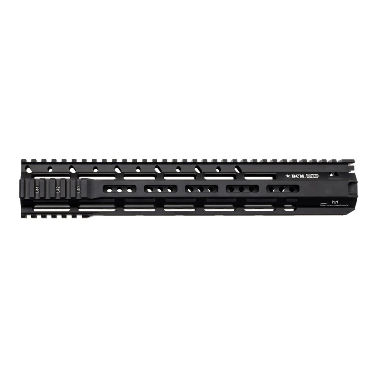 BCM Raider-M13 M-LOK Handguard 13", Black - Durable, Versatile Handguard - RAIDER-M13-556-BLK