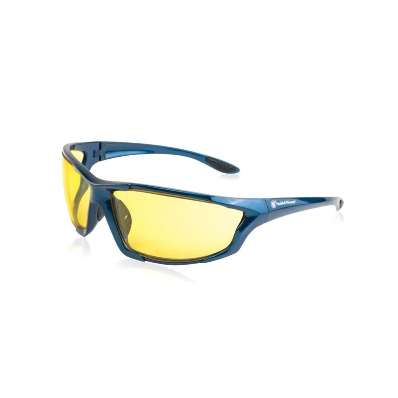 Smith Wesson Major Full Frame Shooting Glasses Blue with Amber Lens