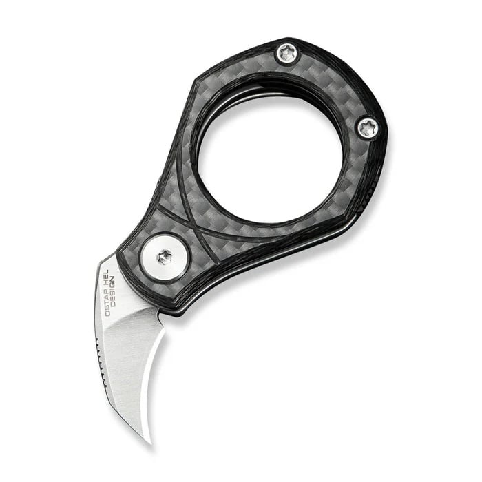 CIVIVI Pyrus Slip Joint Utility Knife, Carbon Fiber - C23038-3