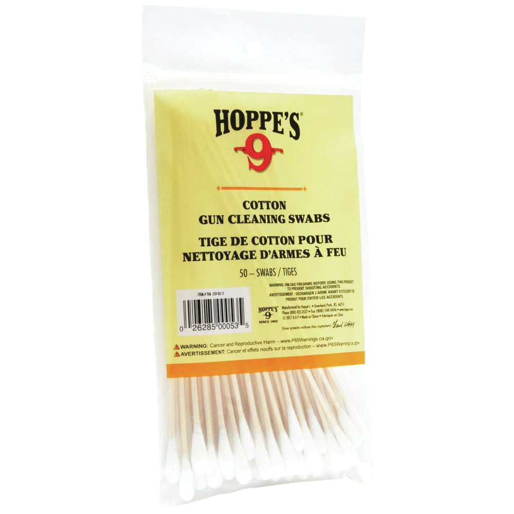 Hoppe's 6" Cleaning Swab, Pack of 50
