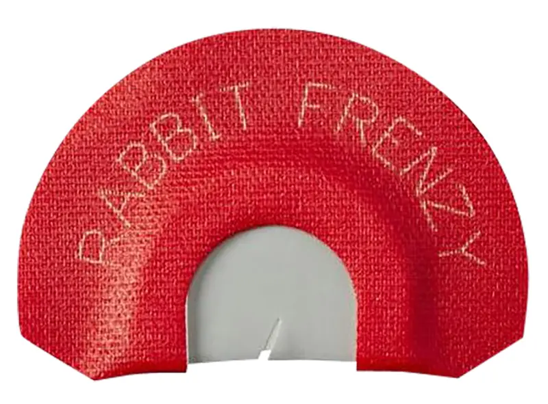Johnny Stewart Wildlife Calls JSDIA6 Rabbit Frenzy Diaphragm Call Double Reed Rabbit Sounds Attracts Predator Species Red 45 Degree Cut