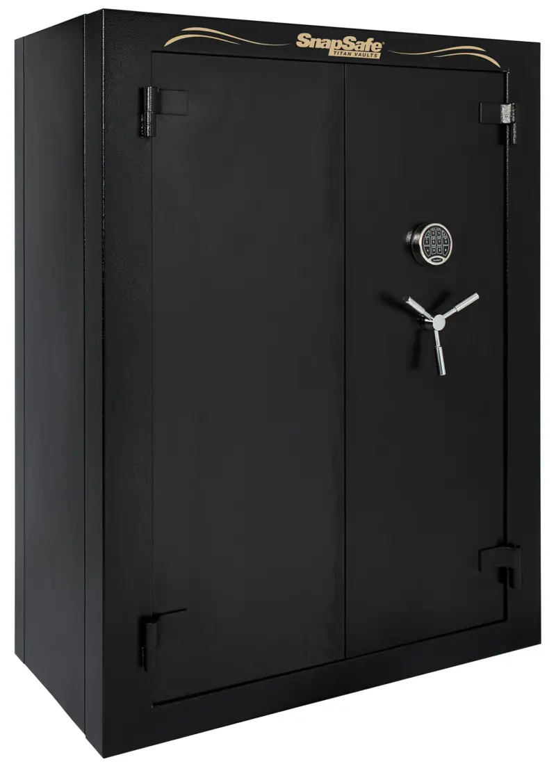 SnapSafe 75014 Vault Door XL Access Code/Key Entry 9 Gauge Steel Holds 36+ Long Guns Fireproof- Yes