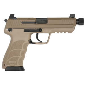 Heckler & Koch HK45 Tactical, .45 ACP, 5.20 Barrel, V1 DA/SA, 2 10-Round Magazines, FDE Frame, Pistol