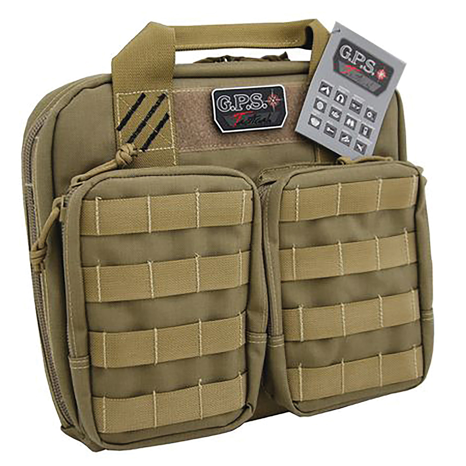 GPS Bag Tactical 1000D Nylon Case - Durable Tan Carrying Solution - T1411PCT