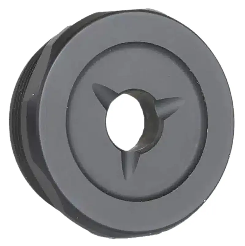Jk Armament JK155LTEC45 LT Flash Reducer End Cap 45Cal Fits Aluminum Hard Anodized Black