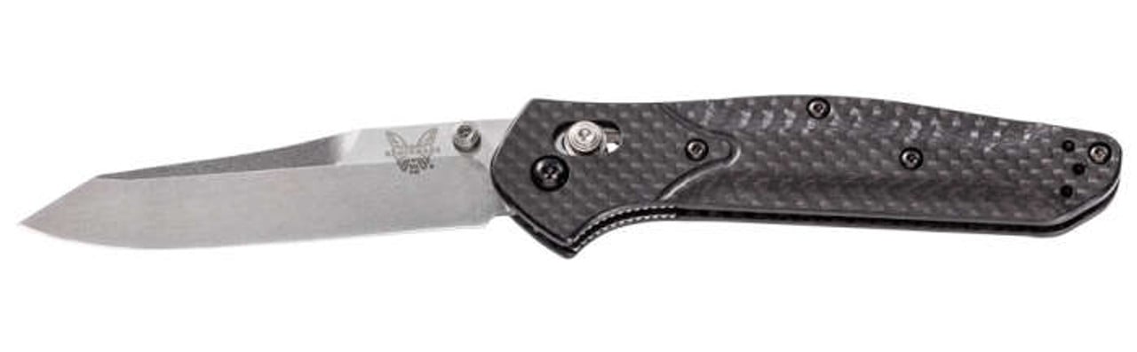 Benchmade Osborne Reverse Tanto Folding Knife, Carbon Fiber - 940-1