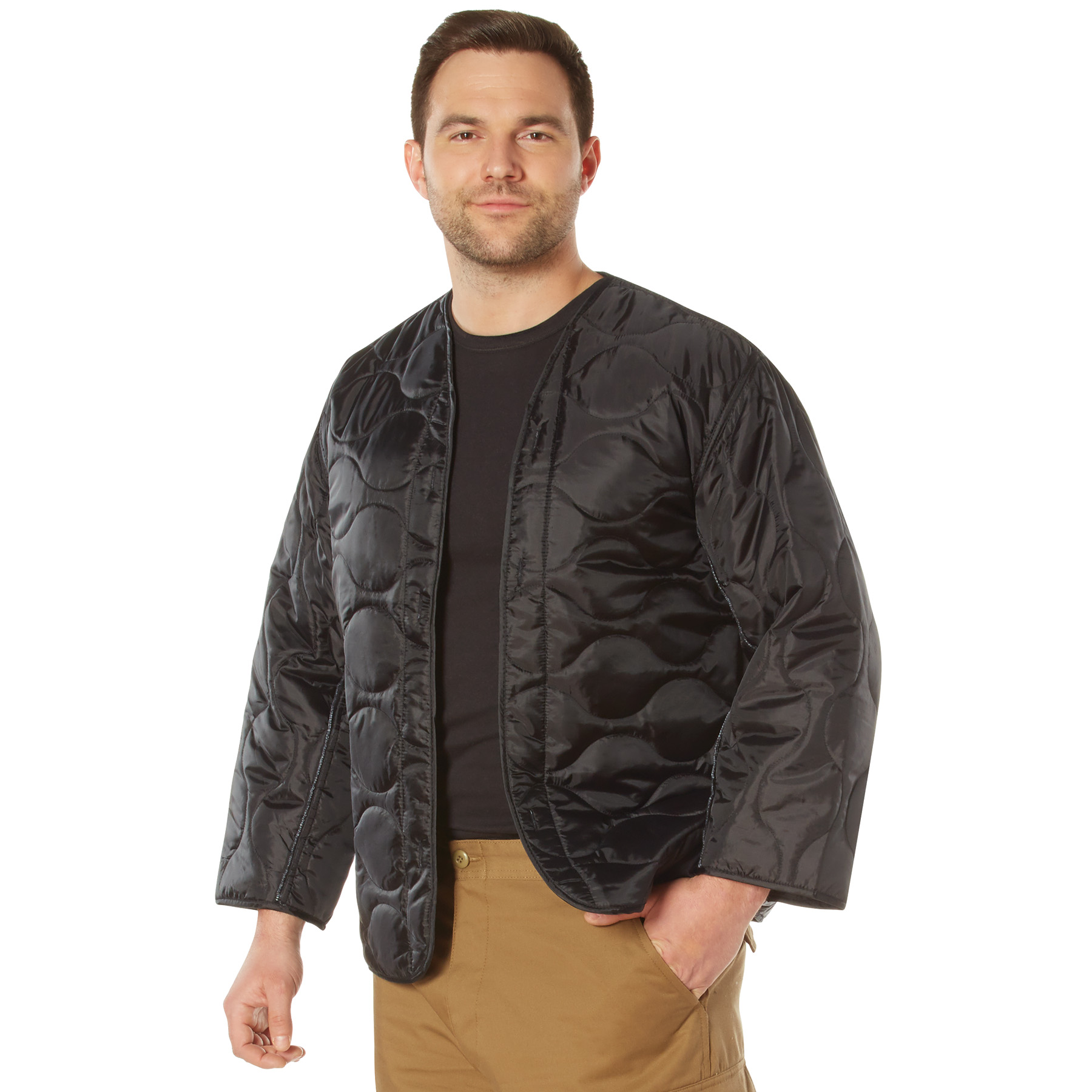Rothco M-65 Field Jacket Liner - Black, Large