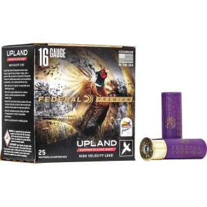 Federal Premium Prairie Storm Shotshells 16gs 2-3/4" 1-1/8oz 1425 fps #4 25/ct