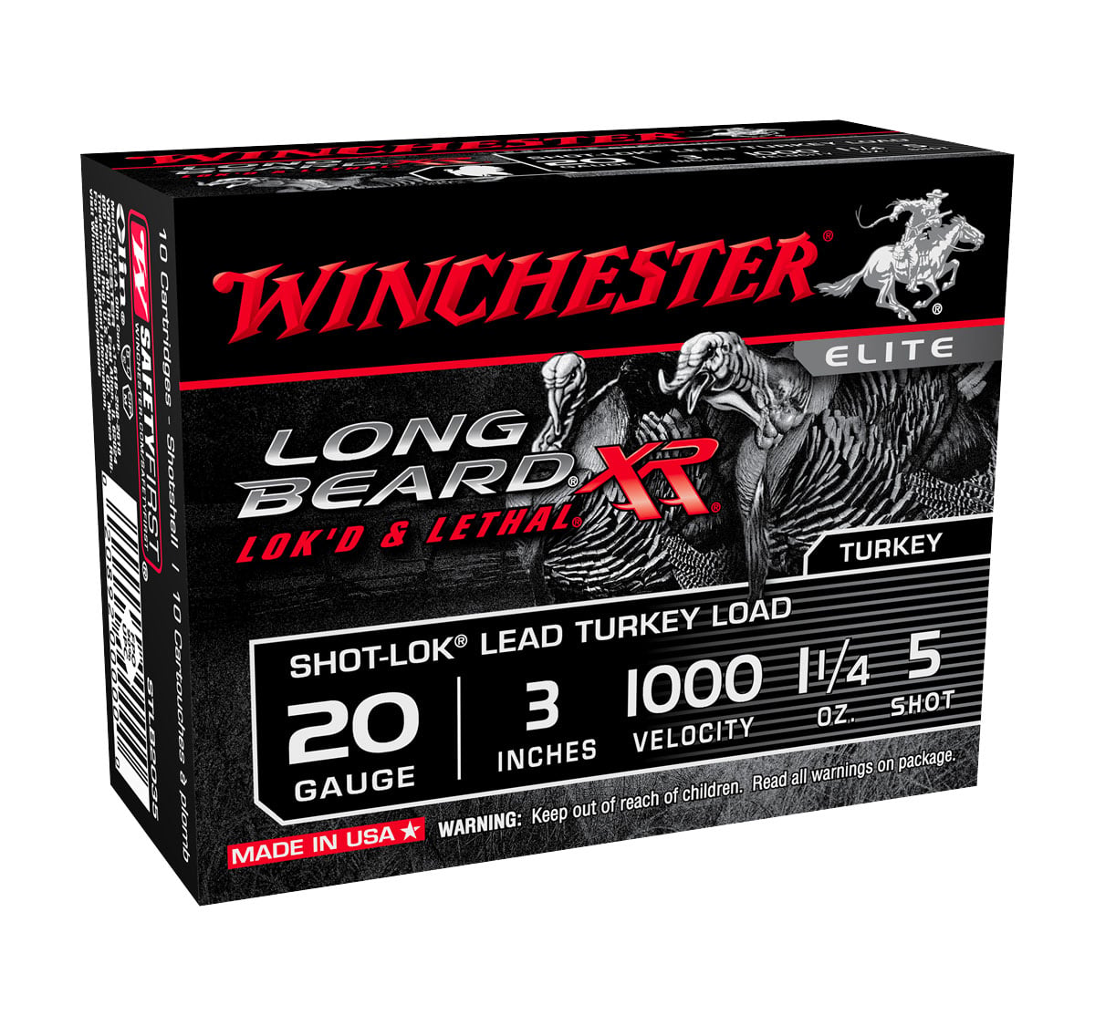 Winchester Long Beard XR 3" 20 Gauge Ammunition, 10rds - STLB2035