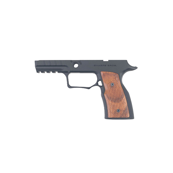 Sharps Bros Grip Module for Sig P320 - Black, High-Performance Grip Module for Enhanced Control and Comfort - SGBM11