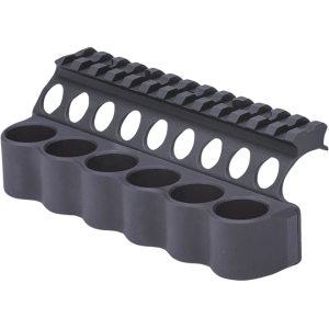 Mesa Tactical Sureshell Shotgun Shell Holder with Optics Rail for Benelli M4, M1014 12 Gauge 6-Round Aluminum