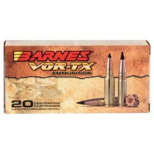 Barnes Bullets 30829 VOR-TX Rifle  6.5 Grendel 115 gr Tipped TSX Boat Tail 20 Bx/ 10 Cs