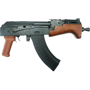 Pioneer Arms Hellpup Semi Automatic Pistol 7.62x39mm 7" Black Threaded Barrel Black Frame Black Pistol Grip