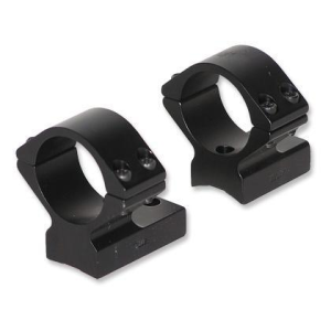 Talley Lightweight Alloy Scope Mounts - Black Anodized - 1" - Low, Weatherby Vanguard