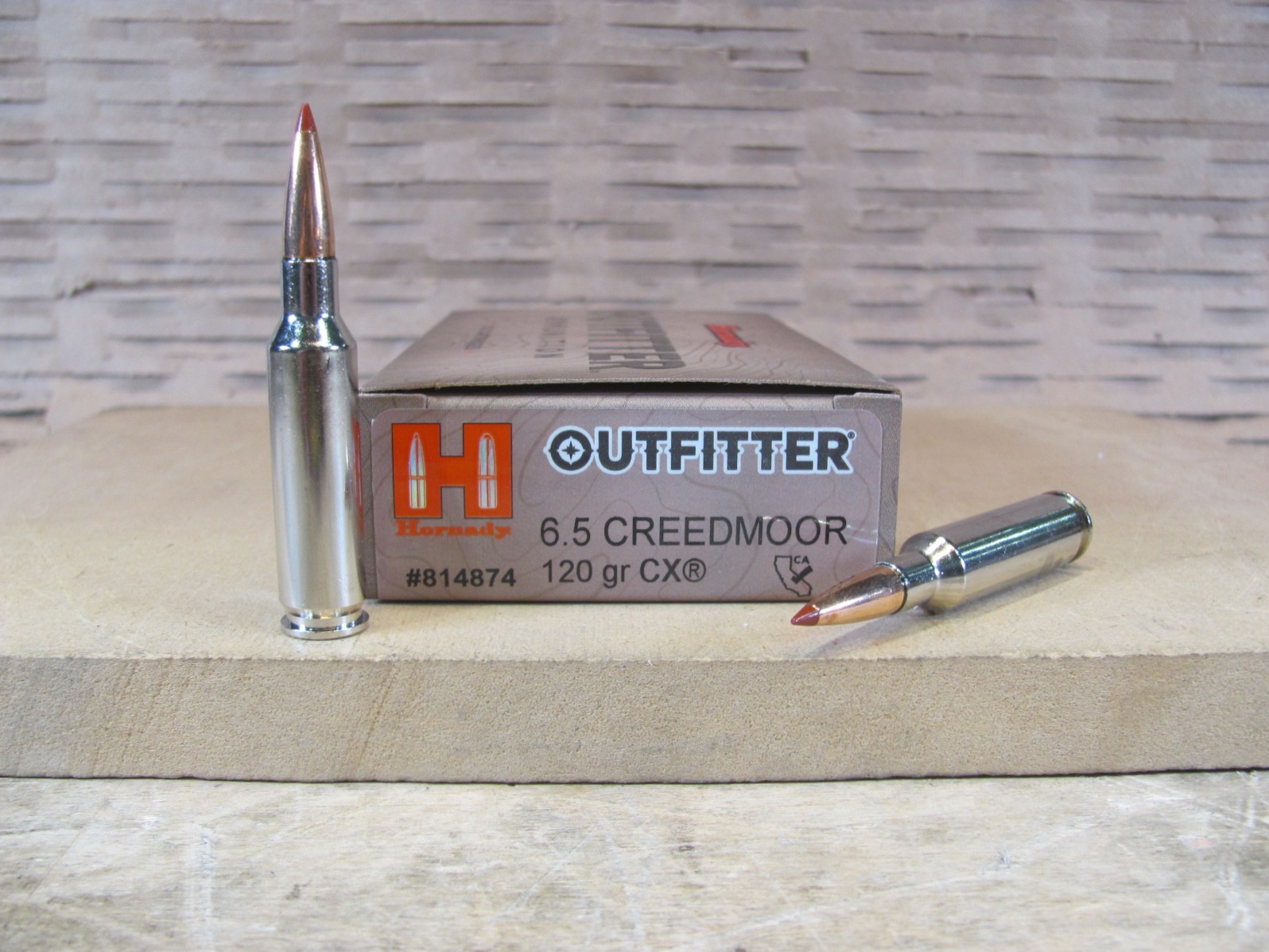 200 Round Case – 6.5 Creedmoor 120 Grain CX Hornady Outfitter Ammo – 814874