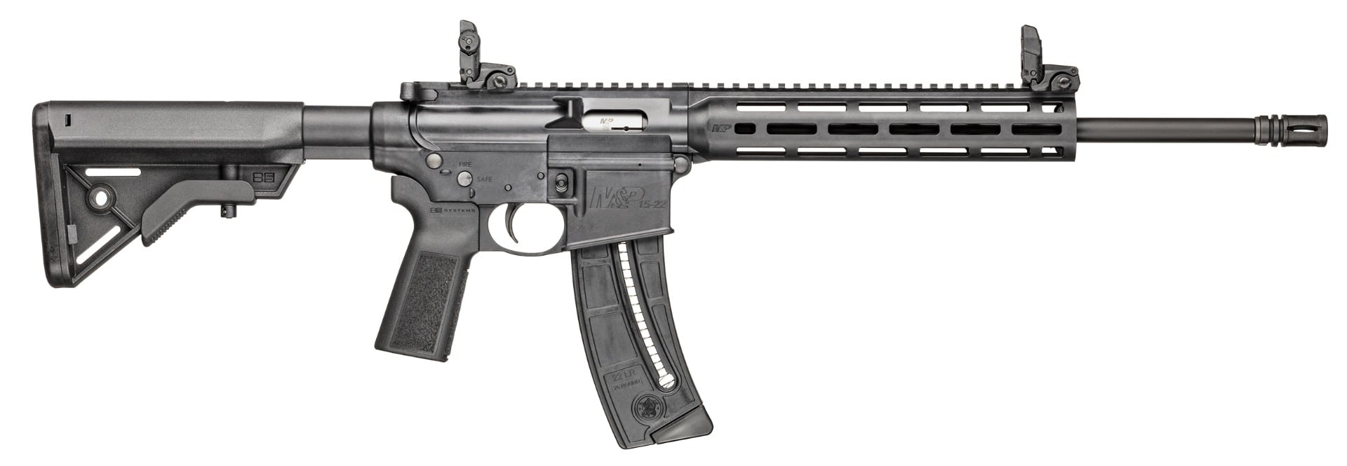 S&W M&P 15-22 Sport B5 22LR 16.5" 25rd Rifle, Black - 14180