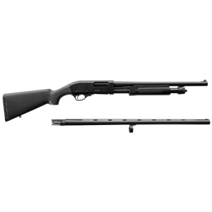 EAA Akkar Combo 12 Gauge 3" 18.5"/28" 5rd Pump Shotgun - Black Synthetic