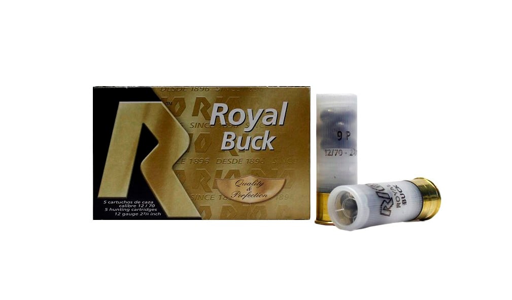 Rio Royal Buck 12 Gauge Ammo 2.75" 00 Buck, 5 Rds/Box - RB129