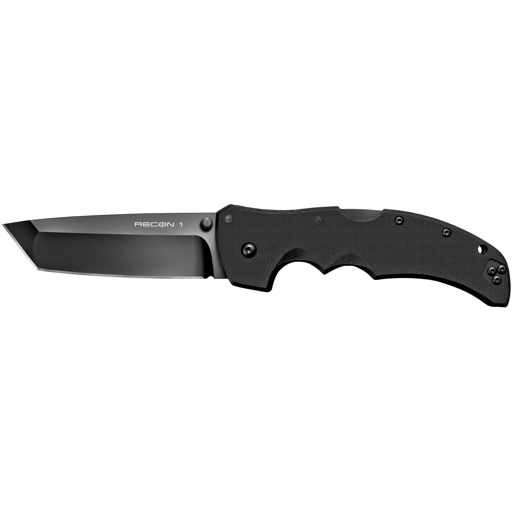 Cold Steel Recon 1 4" Tanto Folding Knife, Black - CS27BT