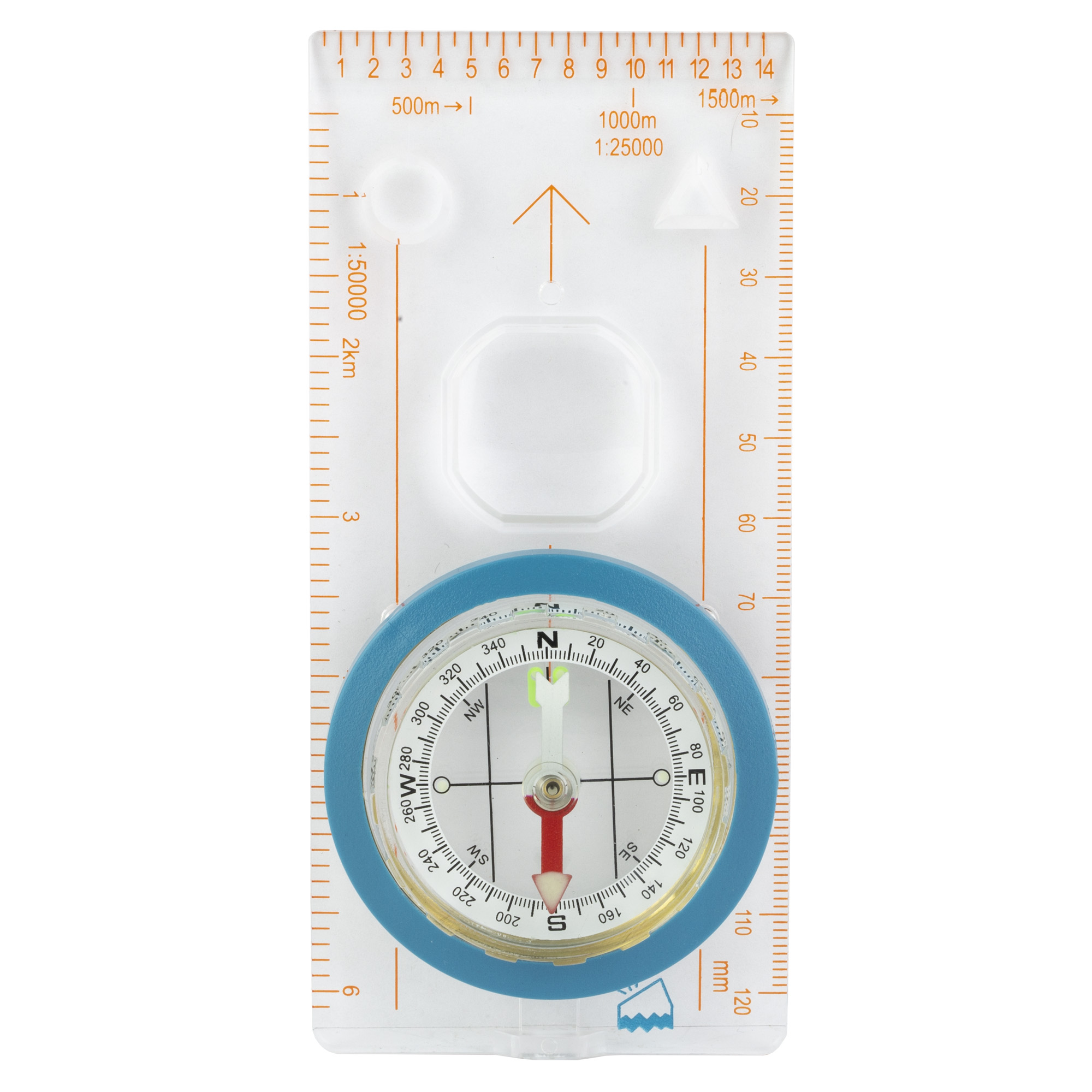UST - Ultimate Survival Technologies Deluxe Map Compass, Lanyard, Clear