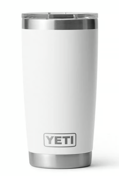 Yeti Rambler 20 oz Tumbler MagSlider Lid, White