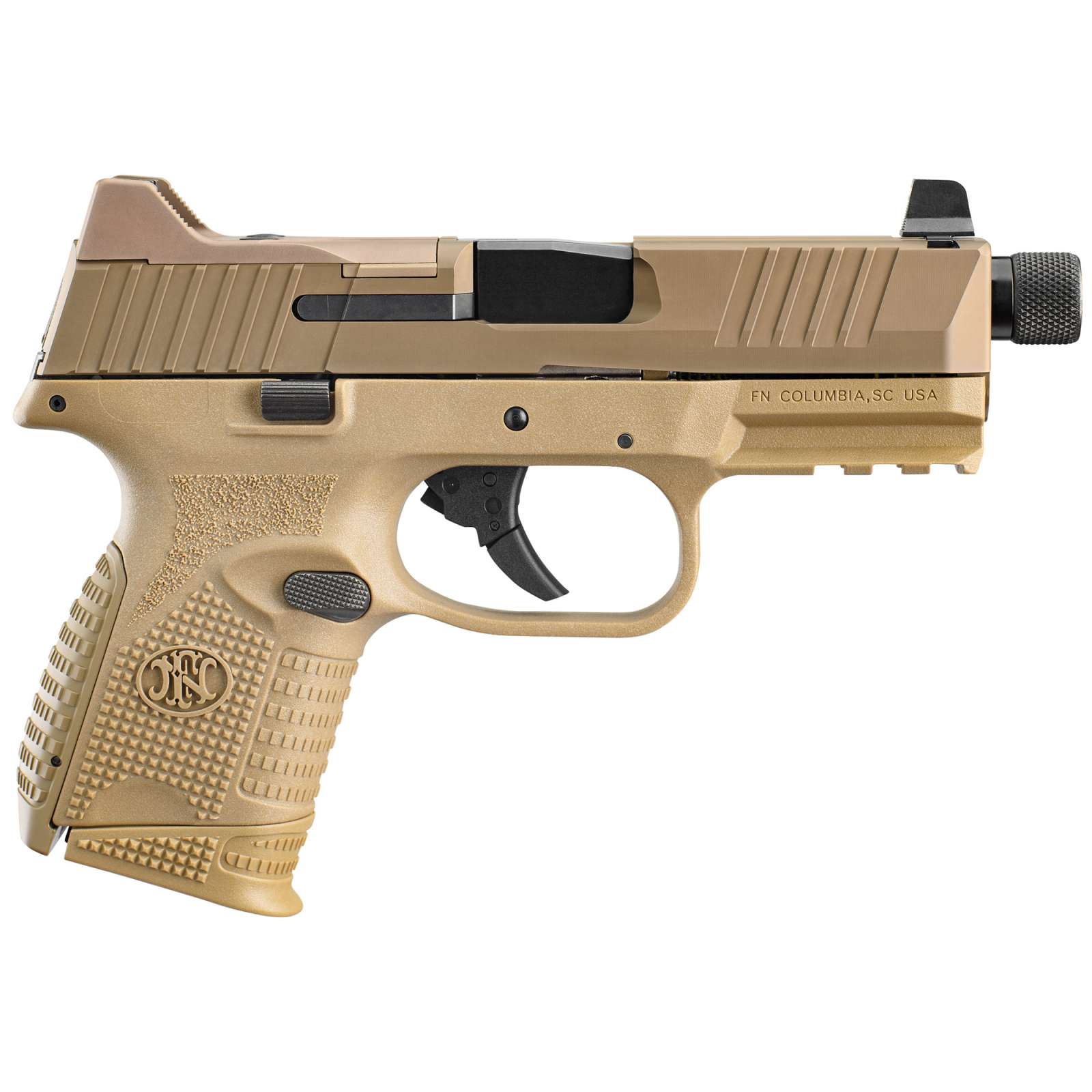 FN 509C Tactical FDE 9mm Pistol with Night Sights