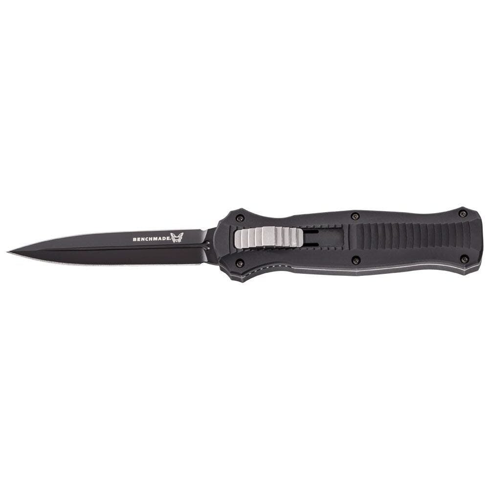 Benchmade Infidel Auto OTF Dagger Point Knife, Black - 3300BK