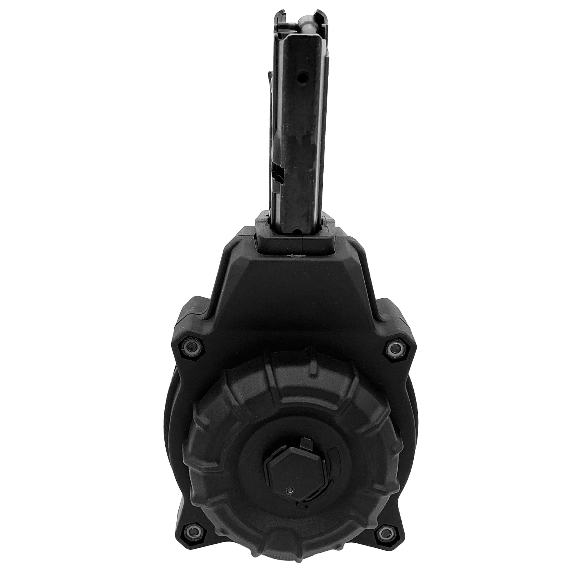 ProMag Magazine, 5.7X28mm, 55 Round Drum, Fits AR Style FN 5.7, Polymer, Black