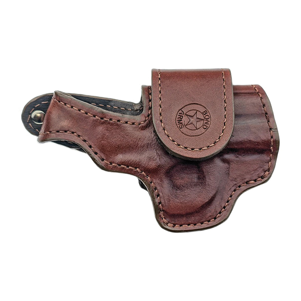 Bond Arms Texas Defender Holster RH Leather, Brown