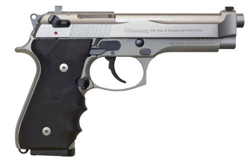 Beretta 92FS Brigadier INOX 9mm 4.9" 15rd Pistol, Stainless Steel -  J92F560M