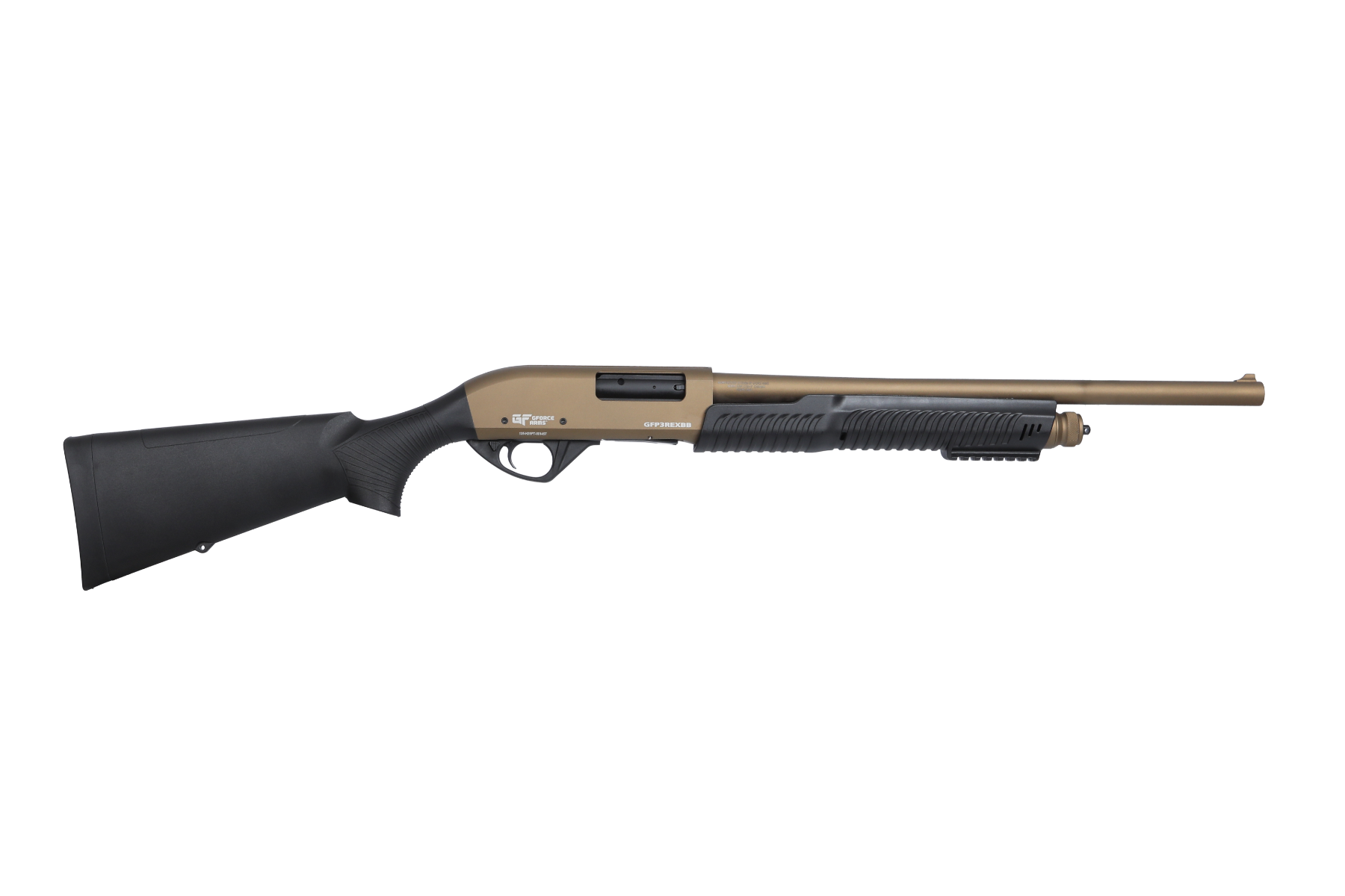 GFORCE ARMS GF3P REx 18.5” 4rd 12GA Pump Action, BLACK/BRONZE