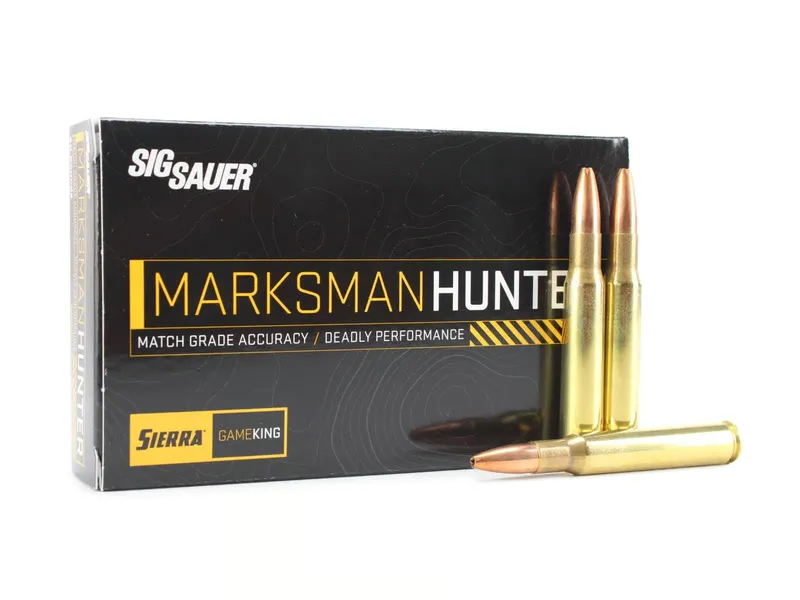 Sig Sauer Marksman Hunter 30-06 Springfield 165 Gr GameKing HPBT (Box)