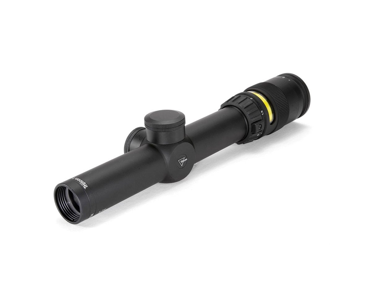 Trijicon AccuPoint 1-4x24 Riflescope w/ Duplex Crosshair w/ Amber Dot - TR24-C-200070
