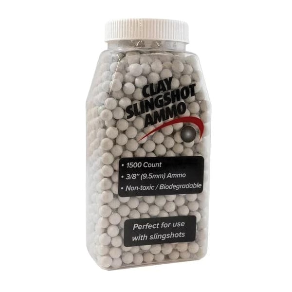 DAC 3/8" Slingshot Ammo, Light Gray