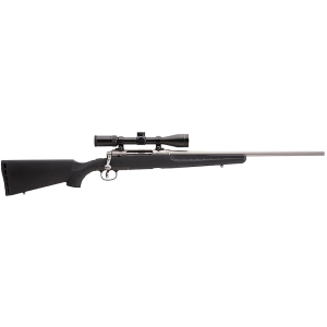 Savage Arms Axis XP Bolt Action Rifle 25-06 Remington 22" Stainless Barrel Stainless Frame Black Field Stock with Scope