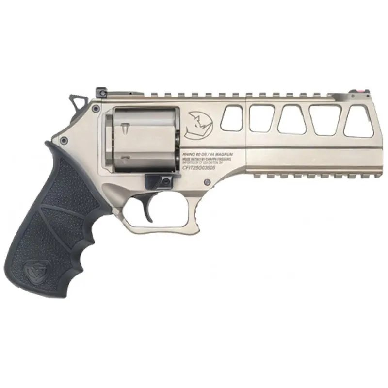 Chiappa Rhino 60DS .44 Magnum Revolver - 6" Nickel Barrel
